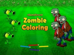 Joc 4GameGround Zombie Coloring en línia