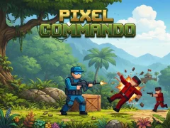 Joc Pixel Commando en línia