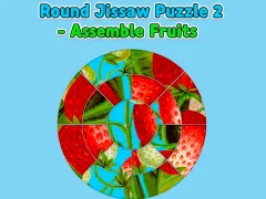 Joc Round jigsaw Puzzle 2 - Assemble Fruits en línia