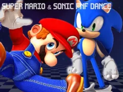 Joc Super Mario & Sonic FNF Dance en línia