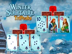 Joc Winter Solitaire TriPeaks en línia