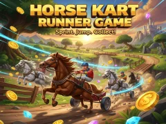 Joc Horse Kart Runner Game en línia