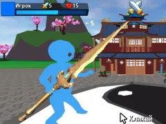 Joc Obby Stickman On Swords en línia