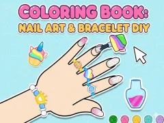 Joc Coloring Book: Nail Art & Bracelet Diy en línia