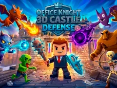 Joc Office Knight 3D Castle Defense en línia