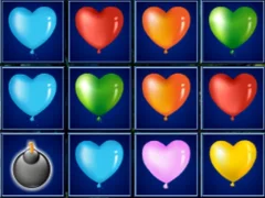 Joc Heart Balloons Block Collapse en línia
