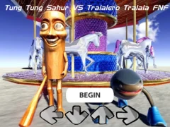 Joc Tung Tung Sahur VS Tralalero Tralala FNF en línia