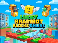 Joc Lucky Brainrot Blocks Online en línia