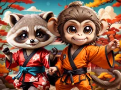 Joc Kung-Fu Little Animals en línia