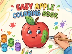 Joc Easy Apple Coloring Book en línia