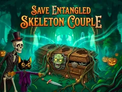 Joc Save Entangled Skeleton Couple en línia