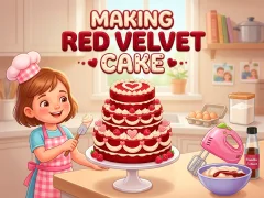 Joc Making Red Velvet Cake en línia