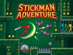 Joc Stickman Adventure en línia