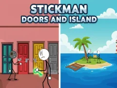 Joc Stickman Doors and Island en línia