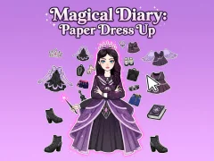 Joc Magical Diary: Paper Dress Up en línia