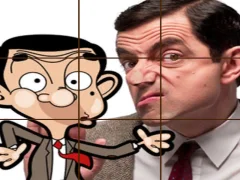 Joc Mr Bean Tile Puzzle en línia