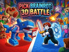 Joc Pick Brainrot: 3D Battle en línia