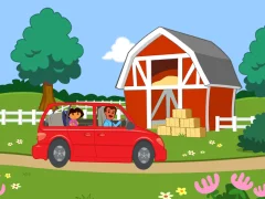 Joc Dora The explorer Dora's Ride-Along Animal Photo Adventure en línia