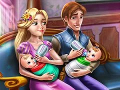Joc Rapunzel Twins Family Day en línia