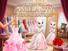 Joc Talking Tom Angela City Wedding Boutique en línia