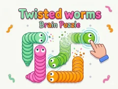 Joc Twisted worms Brain Puzzle en línia
