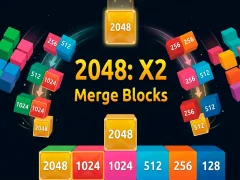 Joc 2048 X2 Merge Blocks en línia