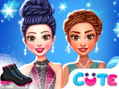 Joc Princess Winter Ice Skating Outfits en línia