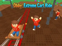 Joc Obby: Extreme Cart Ride en línia