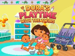Joc Dora the Explorer Dora's Playtime with the Twins en línia