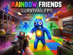 Joc Rainbow Friends Survival FPS en línia