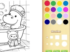 Joc Cozy Friends Coloring Book for Kids en línia