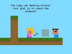 Joc Lady And Nubik Build And Dig en línia