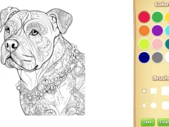 Joc Dog Coloring Book for Adults en línia