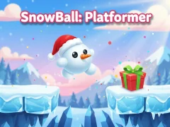 Joc SnowBall: Platformer en línia
