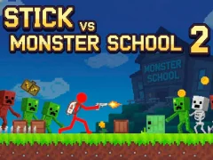 Joc Stick vs Monster School 2 en línia