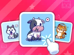 Joc Cute Animal Cards en línia