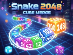 Joc Snake 2048: Cube Merge en línia