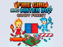 Joc Fire Girl and Water Boy Candy Forest en línia