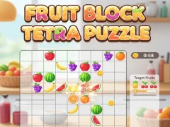 Joc Fruit Block Tetra Puzzle en línia