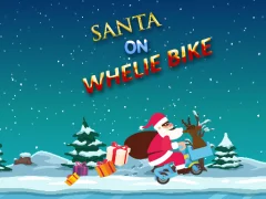 Joc Santa On Wheelie Bike en línia