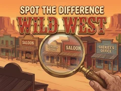 Joc Spot The Difference Wild West en línia