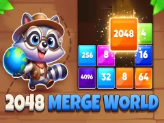 Joc 2048 Merge World en línia