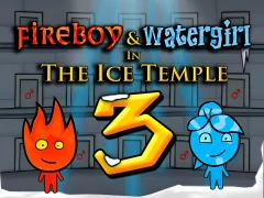 Joc Fireboy and Watergirl 3 - The Ice Temple en línia