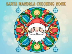Joc Santa Mandala Coloring Book en línia