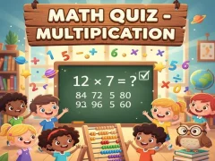 Joc Math Quiz - Multiplication en línia