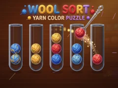 Joc Wool Sort Yarn Color Puzzle en línia