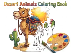Joc Desert Animals Coloring Book en línia