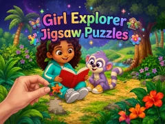 Joc Girl Explorer Jigsaw Puzzles en línia