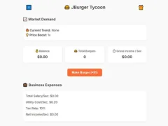 Joc Jburger Tycoon en línia