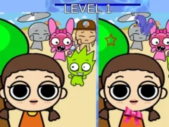 Joc Sprunki and Squid Game Difference en línia